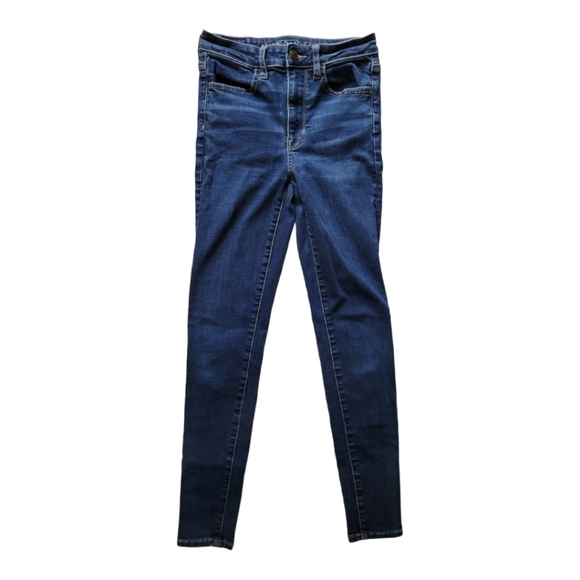 American Eagle Super Hi Rise Jegging Sz 2 - Picture 2 of 11